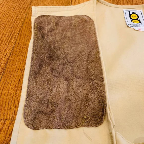 Vintage Bob Allen Canvas Shooting Hunting Fishing Vest Adult Medium Made in USA - Picture 13 of 16